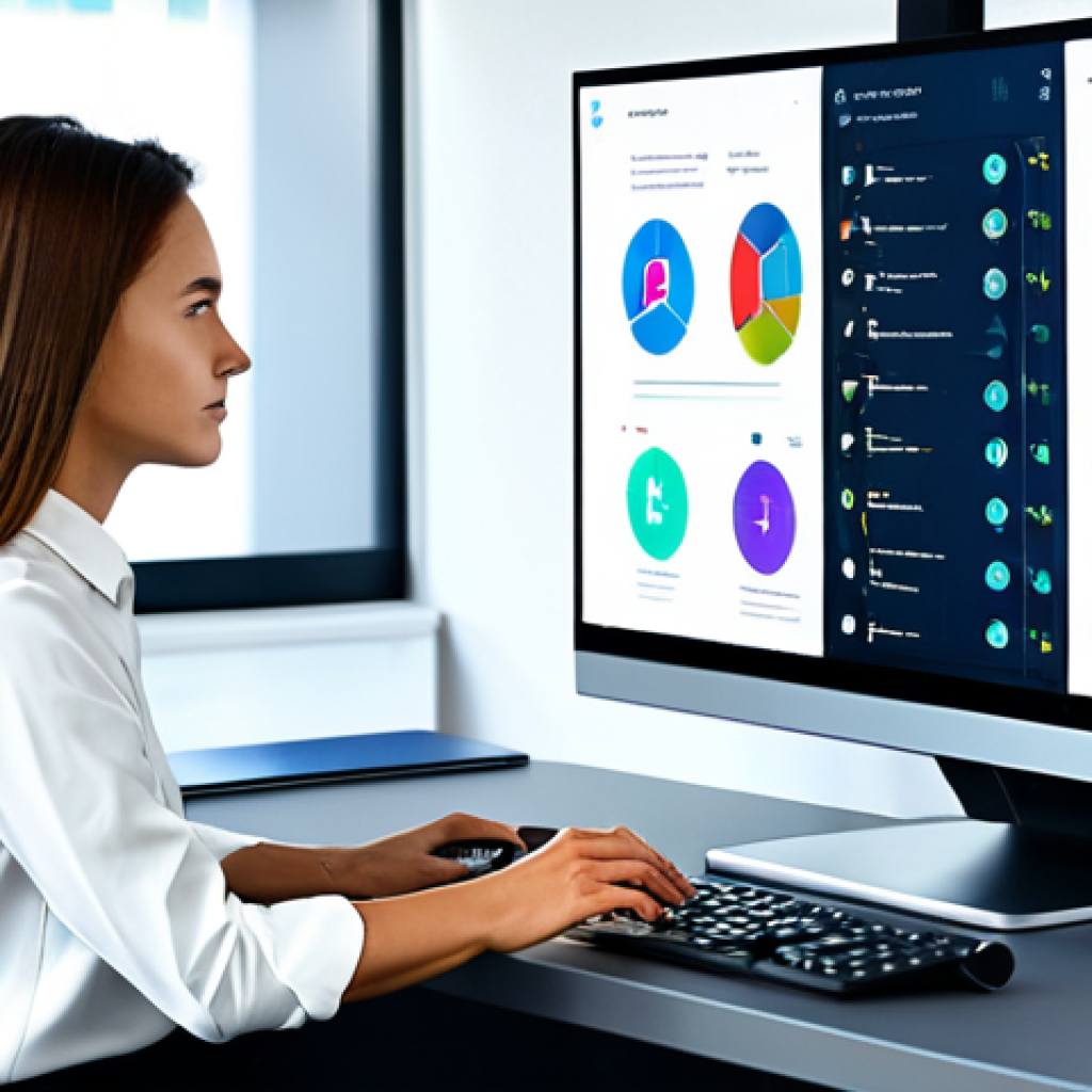 대화형 AI의 사용성 향상을 위한 연구 결과 - AI Assistant in a Modern Office**

"A professional AI assistant interface displayed on a large monit...