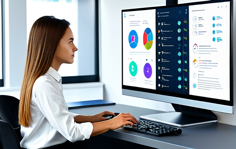 대화형 AI의 사용성 향상을 위한 연구 결과 - AI Assistant in a Modern Office**

"A professional AI assistant interface displayed on a large monit...