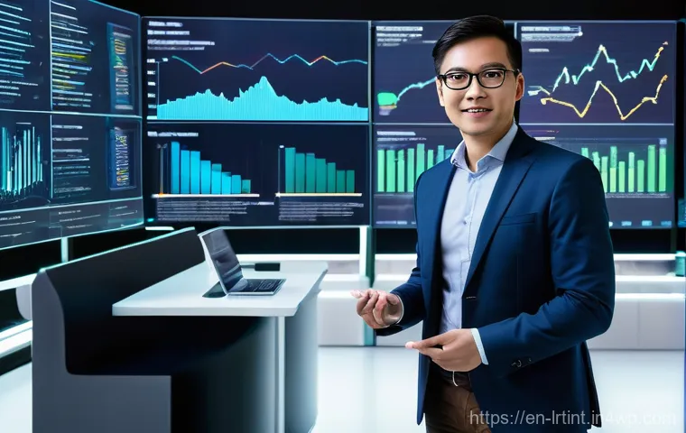 대화형 AI의 피드백 분석 및 개선 방안 - **Prompt:** A young adult (20s-30s) sits at a modern, ergonomic desk, calmly interacting with a tran...