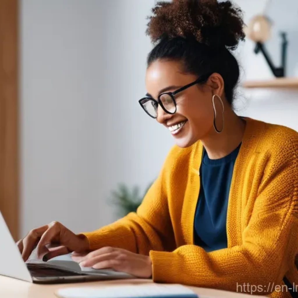 대화형 AI의 성과 평가 지표 설계 - **Prompt:** A modern, brightly lit home office or collaborative workspace. A diverse group of adults...